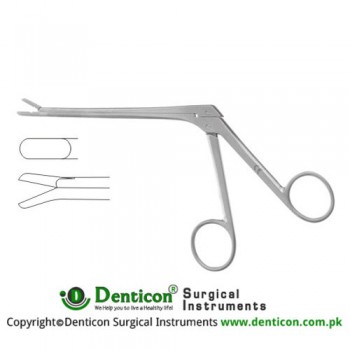 Spurling Leminectomy Rongeur Down Stainless Steel, 15 cm - 6" Bite Size 4 x 10 mm 